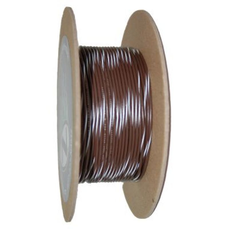 NAMZ OEM Color Primary Wire 100ft. Spool 20g - Brown/White Stripe Wire Loom NAMZ