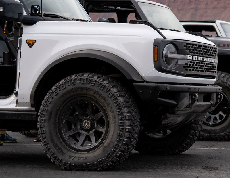 ICON Rebound Pro 17x8.5 6x5.5 0mm Offset 4.75in BS 106.1mm Bore Satin Black Wheel Wheels - Cast ICON