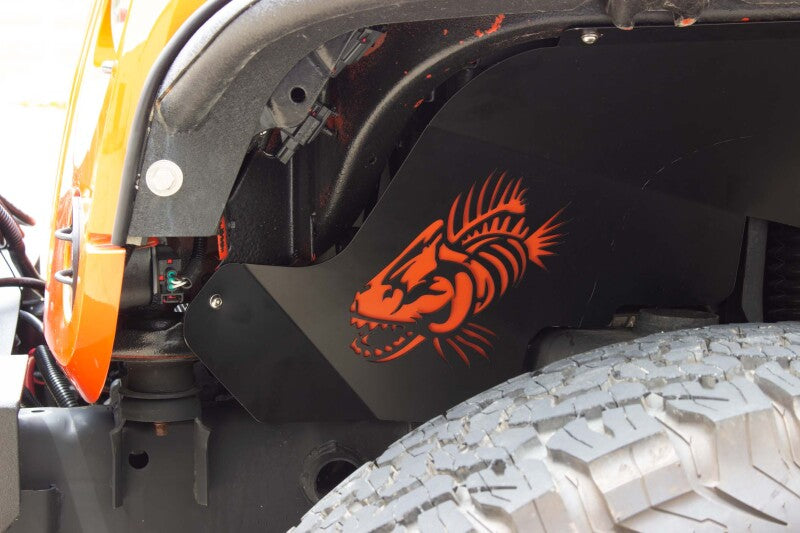 Fishbone Offroad 07-18 Jeep Wrangler JK Inner Fender Accent Plate Fenders Fishbone Offroad