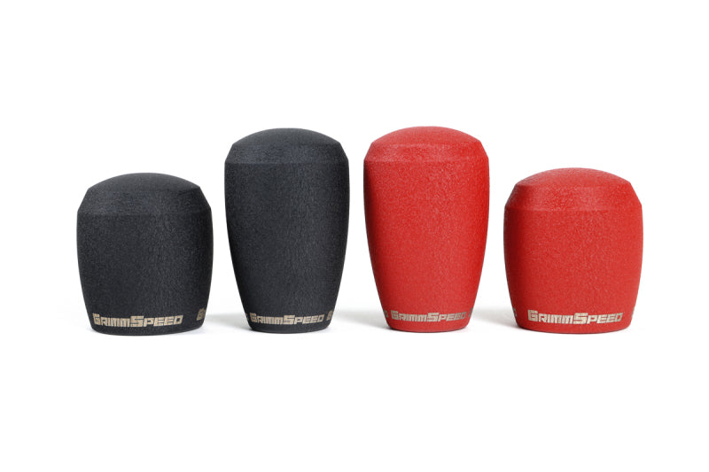 GrimmSpeed Shift Knob Stainless Steel - Subaru 5 Speed and 6 Speed Manual Transmission - Black Shift Knobs GrimmSpeed