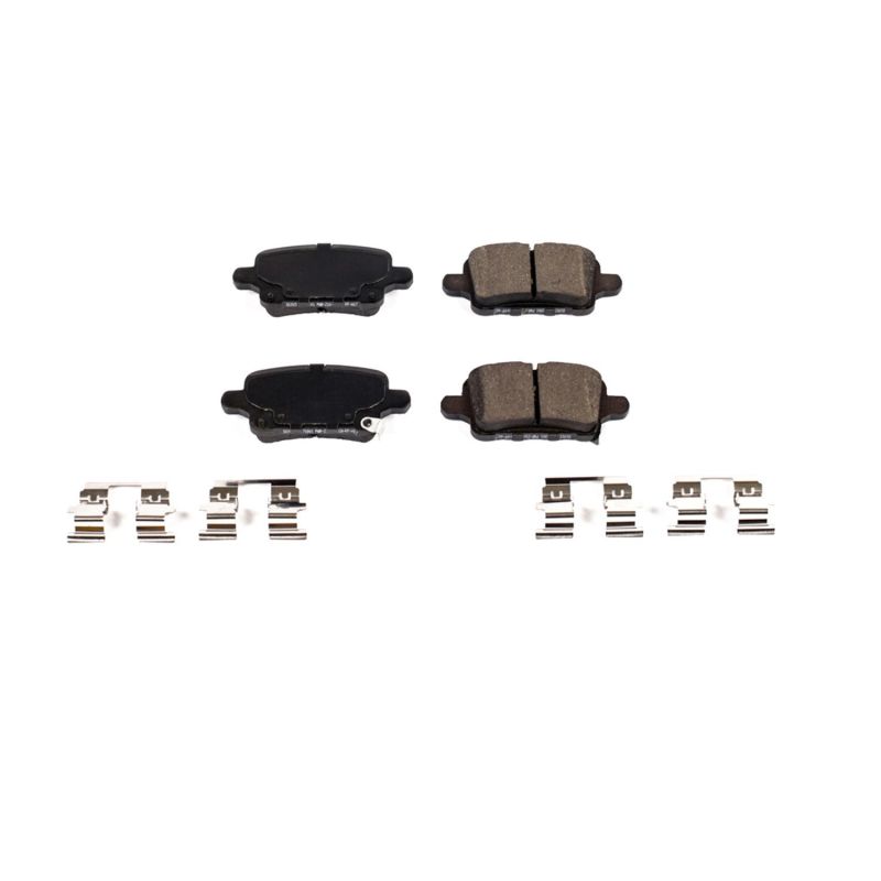 Power Stop 2019 Buick LaCrosse Rear Z17 Evolution Ceramic Brake Pads w/Hardware Brake Pads - OE PowerStop