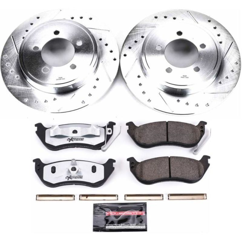 Power Stop 06-10 Ford Explorer Rear Z36 Truck & Tow Brake Kit Brake Kits - Performance D&S PowerStop