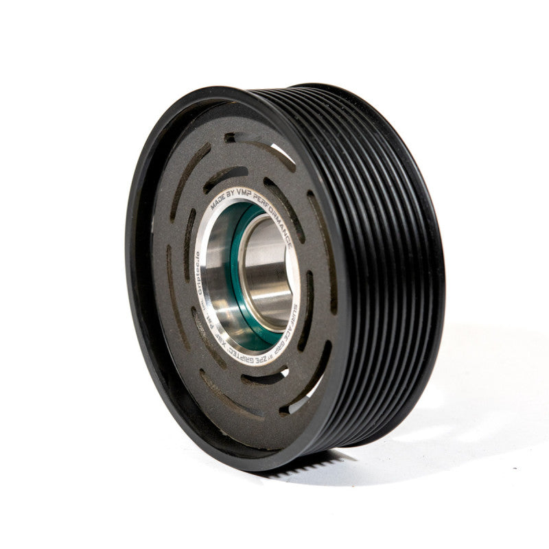 VMP Performance 11-17 Mustang/Ford F-150 AC Clutch Pulley 10-Rib w/ Griptec Supercharger Pulleys VMP Performance