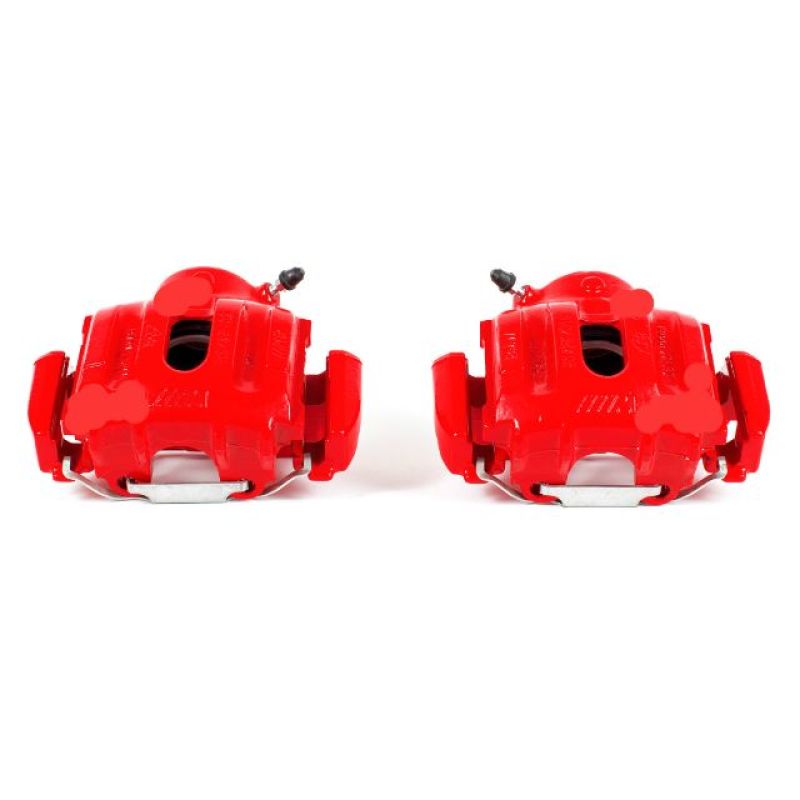 Power Stop 95-99 BMW M3 Front Red Calipers w/Brackets - Pair Brake Calipers - Perf PowerStop