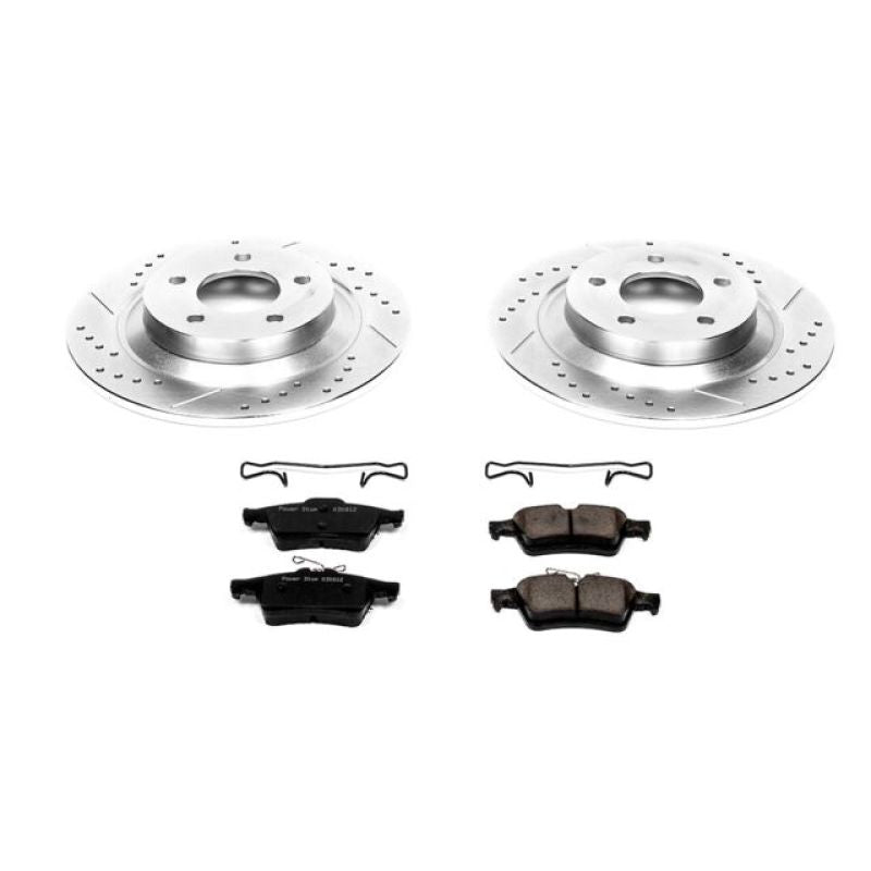 Power Stop 08-10 Mazda 5 Rear Z23 Evolution Sport Brake Kit Brake Kits - Performance D&S PowerStop