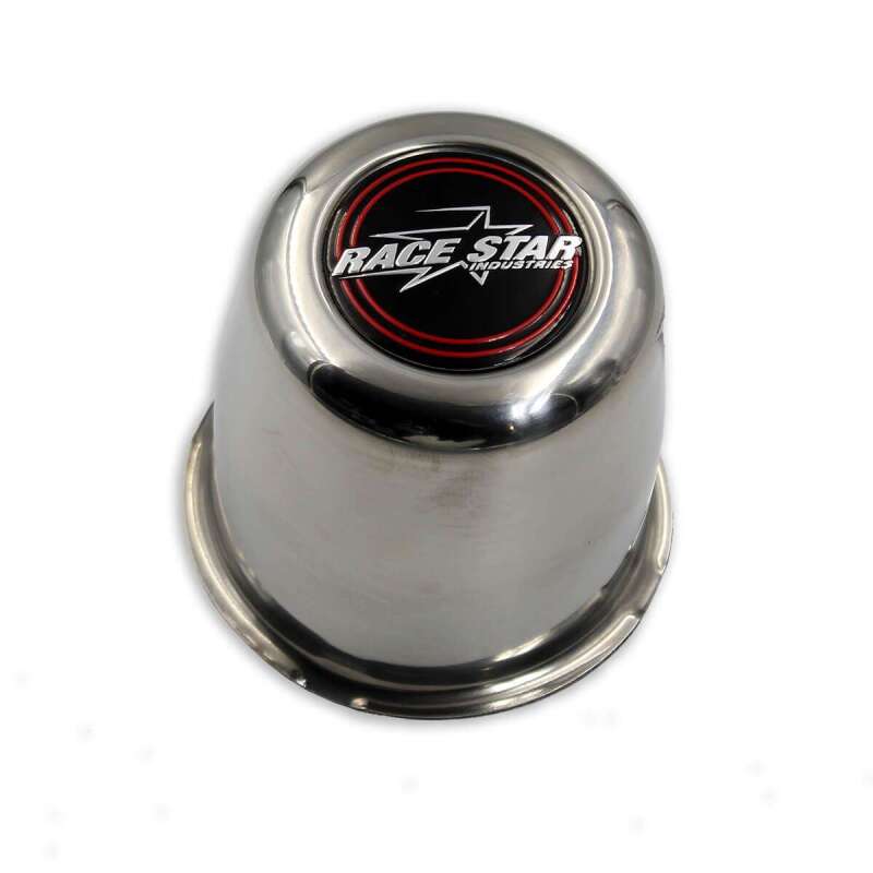 Race Star Pro Forged Lug Mount Cap (Thread-On Style) Chrome - Single Lug Nuts Race Star