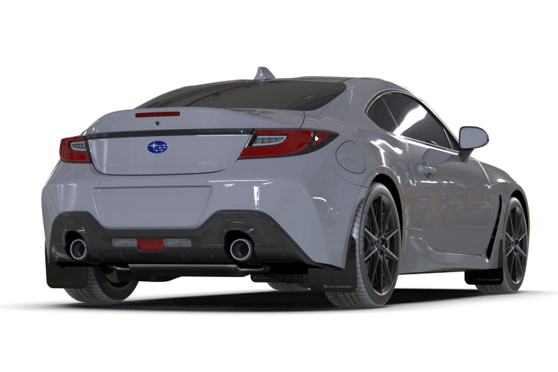 Rally Armor 22-25 Subaru BRZ / Toyota GR86 Black UR Mud Flap w/Dark Grey Logo Mud Flaps Rally Armor