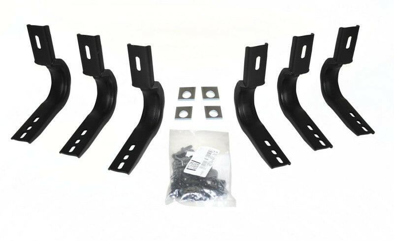 Go Rhino 07-10 Chevrolet Silverado 2500HD/3500HD Brackets for OE Xtreme Cab Length SideSteps Brackets Go Rhino