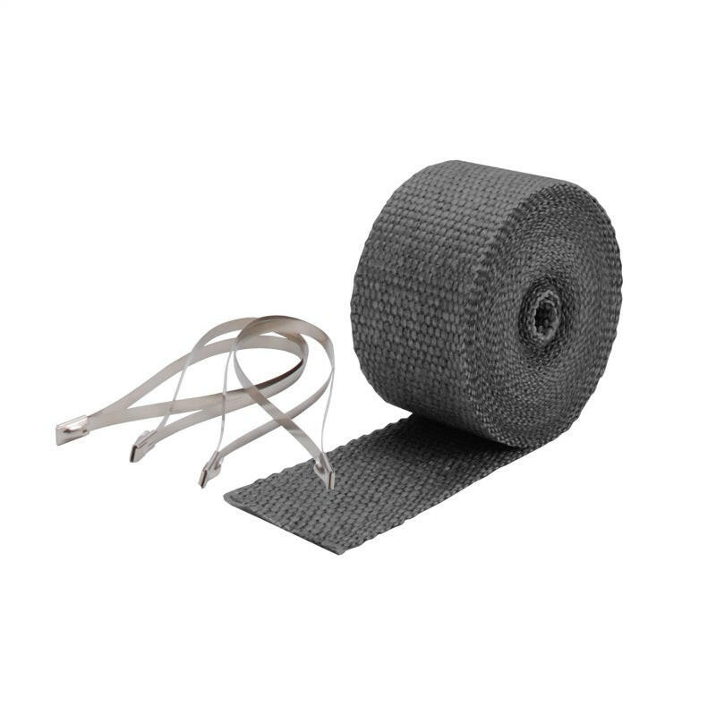 DEI Exhaust Wrap Kit - Pipe Wrap and Locking Tie - Black Exhaust Wrap DEI