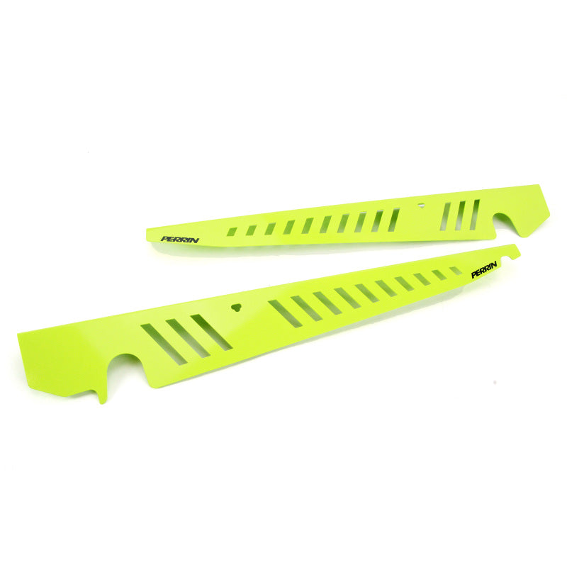 PERRIN 15-21 Subaru WRX/STI Fender Shroud Set - Neon Yellow Exterior Trim Perrin Performance
