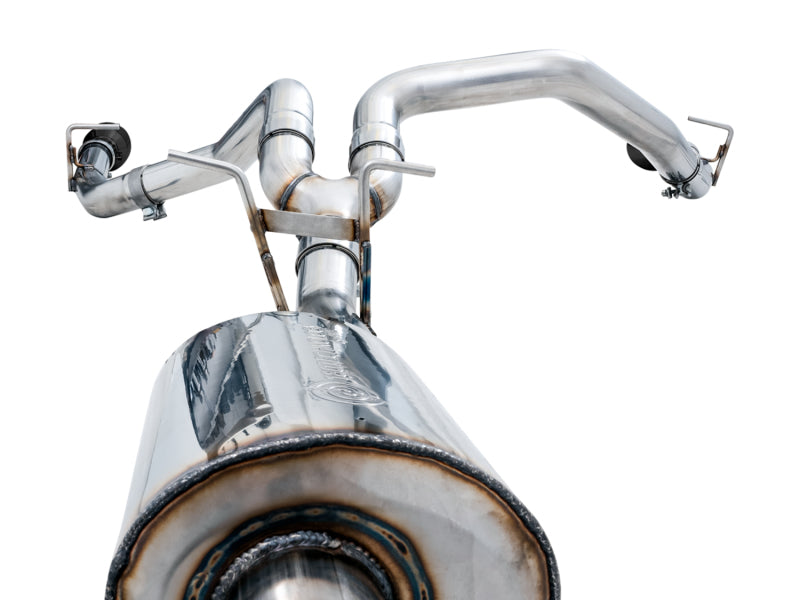 AWE Tuning 19-21 RAM 1500 5.7L (w/Cutouts) 0FG Dual Rear Exit Cat-Back Exhaust - Diamond Black Tips Catback AWE Tuning