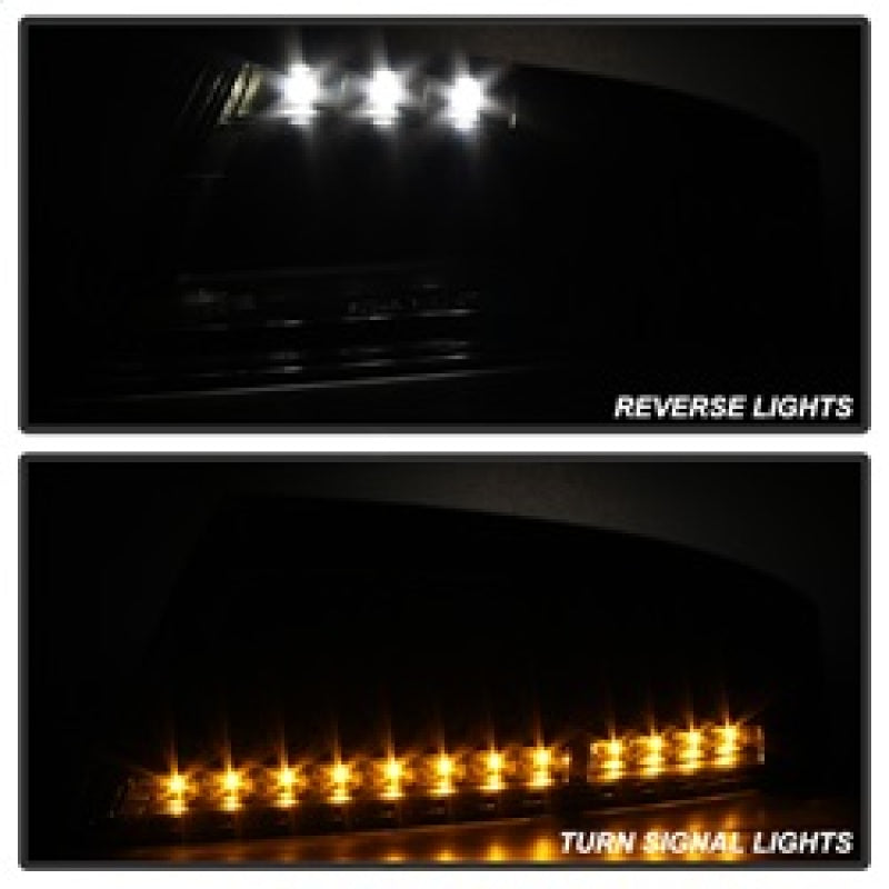 Spyder Audi TT 07-12 LED Tail Lights Black ALT-YD-ATT07-LED-BK Tail Lights SPYDER