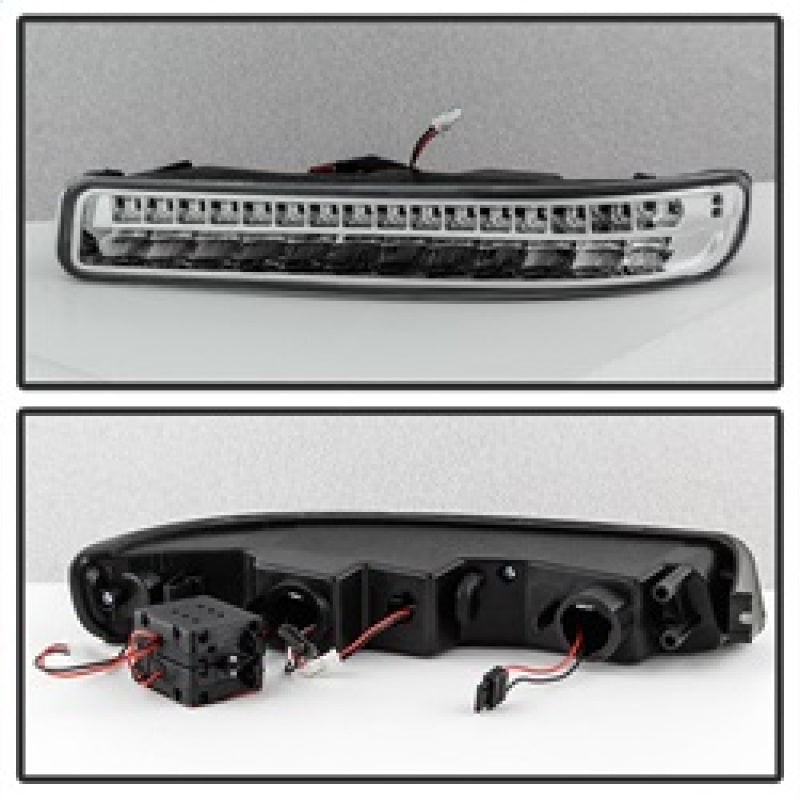 xTune 99-06 GMC Sierra (Excl Denali) Full LED Bumper Lights - Chrome (CBL-GSI99-LED-C) Sidemarkers & Indicators SPYDER