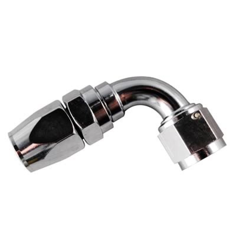Fragola -8AN x 90 Degree Pro-Flow Hose End Chrome Fittings Fragola