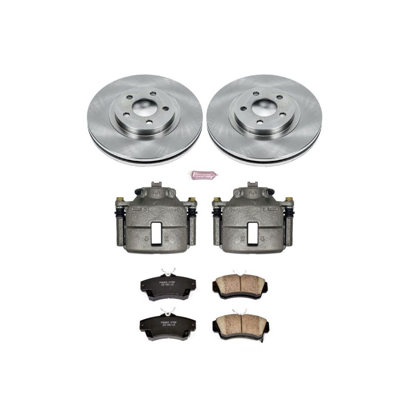 Power Stop 01-10 Chrysler PT Cruiser Front Autospecialty Brake Kit w/Calipers Brake Kits - OE PowerStop