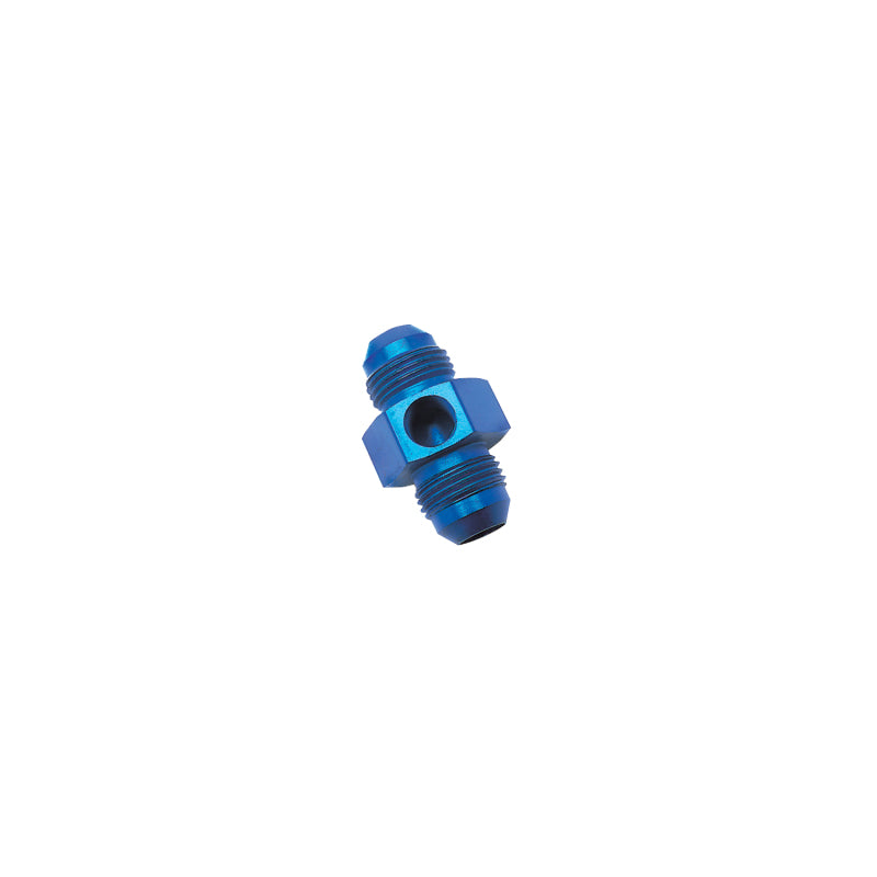 Russell Performance -8 AN Flare to 3/8in Pipe Pressure Adapter (Blue) Fittings Russell