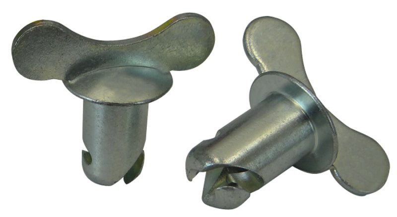 Moroso Quick Fastener - Butterfly Head - 7/16in x.550in - Steel - 10 Pack Fittings Moroso