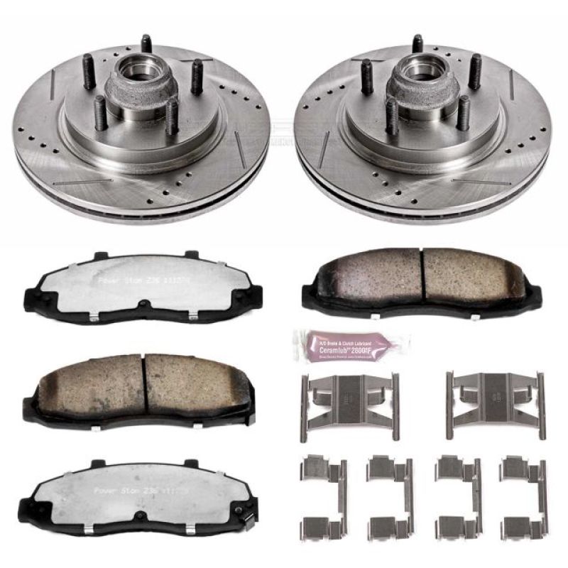 Power Stop 00-03 Ford F-150 Front Z36 Truck & Tow Brake Kit Brake Kits - Performance D&S PowerStop