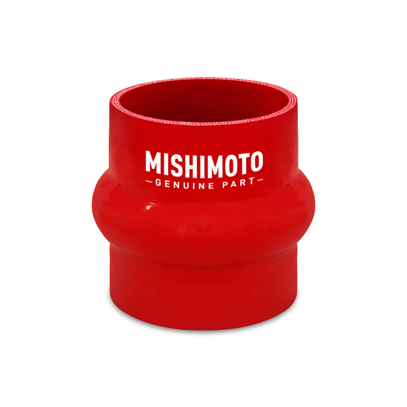 Mishimoto 2.25in. Hump Hose Silicone Coupler - Red Silicone Couplers & Hoses Mishimoto