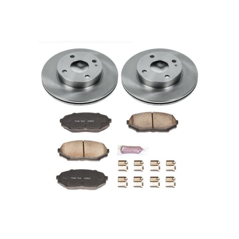 Power Stop 90-93 Mazda Miata Front Autospecialty Brake Kit Brake Kits - OE PowerStop