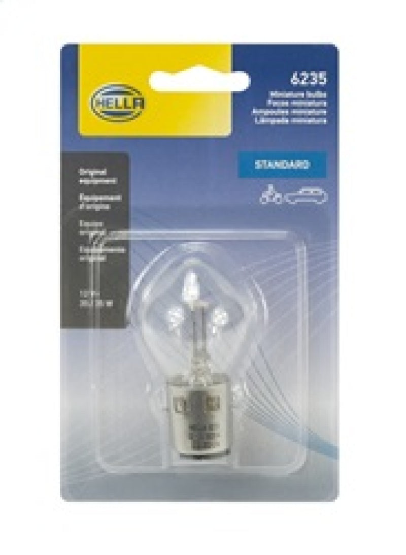 Hella Bulb 6235 12V 35/35W Ba20D B11 S2 Sb Bulbs Hella