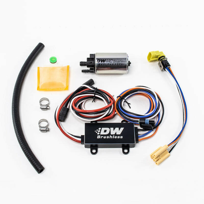 DeatschWerks DW440 440lph Brushless Fuel Pump w/ Dual Speed Controller Fuel Pumps DeatschWerks