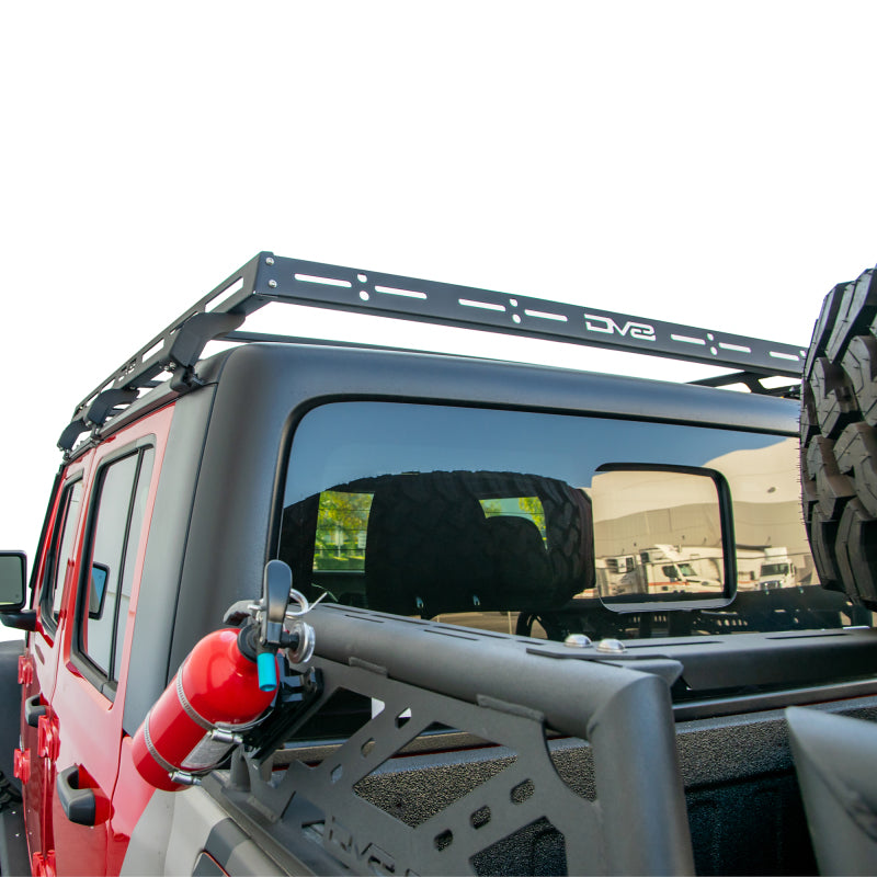DV8 Offroad 07-18 Jeep Wrangler JK 4 DR / JL 2 DR & JT / 18+ Gladiator Roof Rack Roof Rack DV8 Offroad