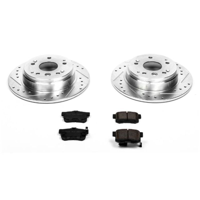 Power Stop 04-08 Acura TL Rear Z23 Evolution Sport Brake Kit Brake Kits - Performance D&S PowerStop