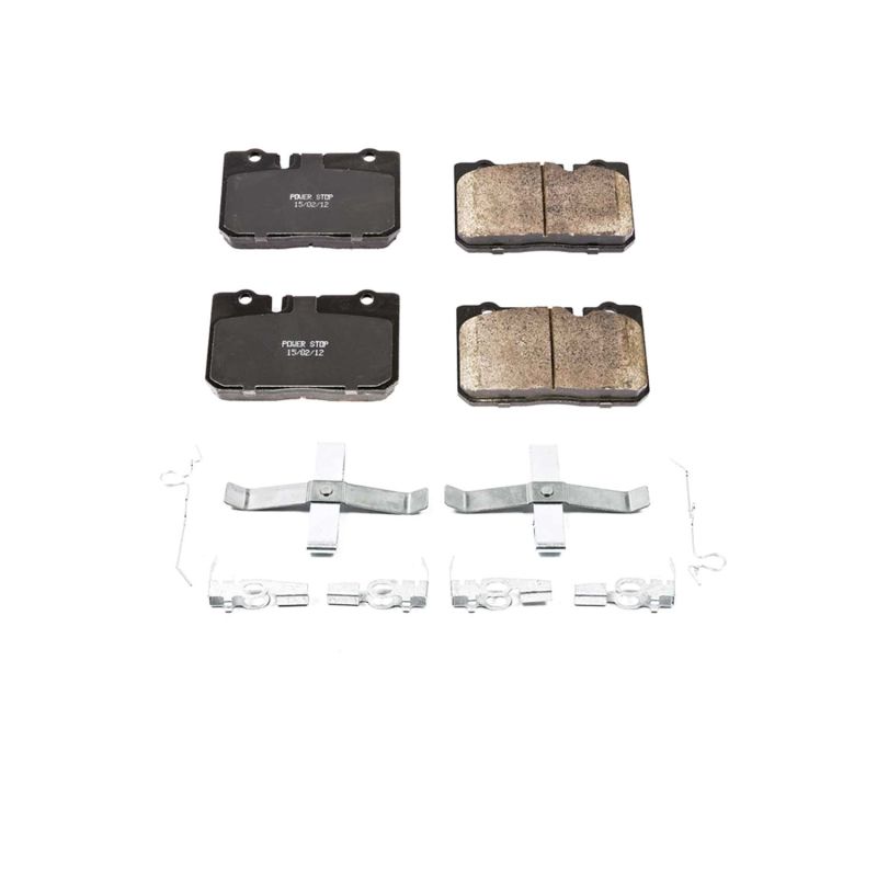 Power Stop 95-00 Lexus LS400 Front Z17 Evolution Ceramic Brake Pads w/Hardware Brake Pads - OE PowerStop