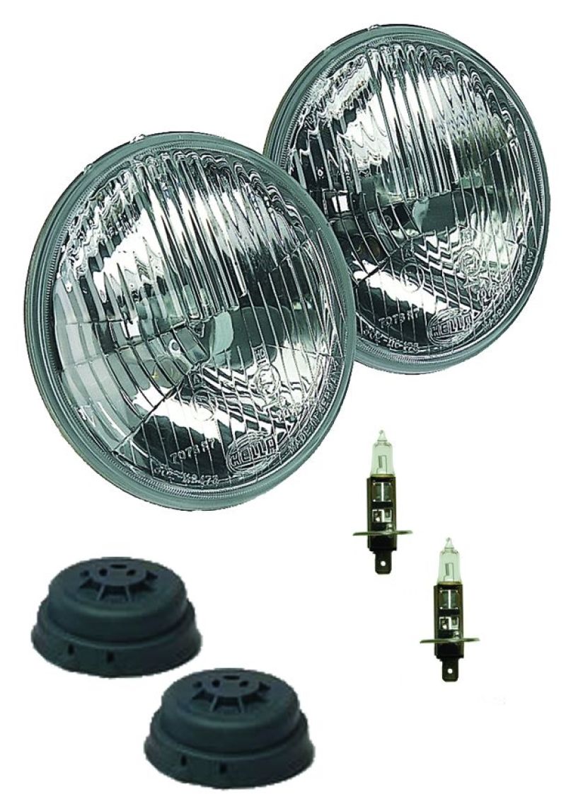 Hella 135mm H1 12V 55W High Beam Head Lamp Twin Kit Driving Lights Hella