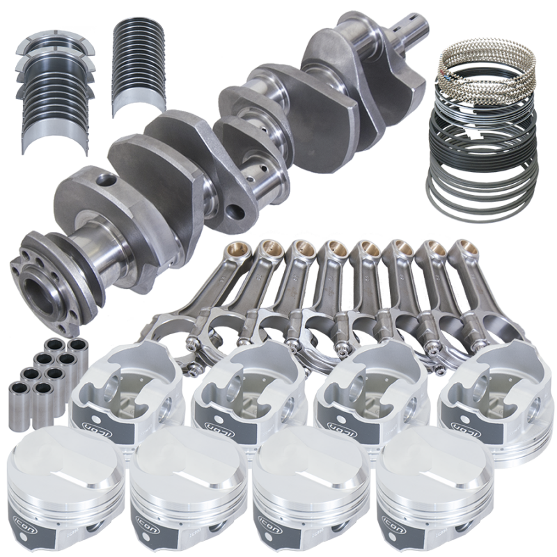 Eagle Chevy 454 4.000in Crank 6.135in I-Beam Rods 38cc Dome 4.280in Pistons Rotating Assembly Rotating Assemblies Eagle