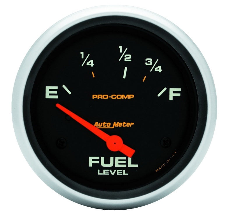 Autometer Pro-Comp 2-5/8in 73E/8-12 F Ford Short Sweep Electronic Fuel Level Gauge Gauges AutoMeter