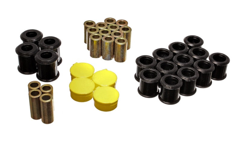 Energy Suspension 89-94 Nissan 240SX (S13) Black Rear Control Arm Bushing Set Bushing Kits Energy Suspension