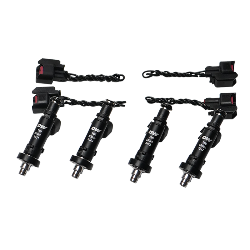 DeatschWerks 91-01 Acura Integra / 92-00 Honda Civic OBD I and II B/D/H Series 550cc Injectors Fuel Injector Sets - 4Cyl DeatschWerks