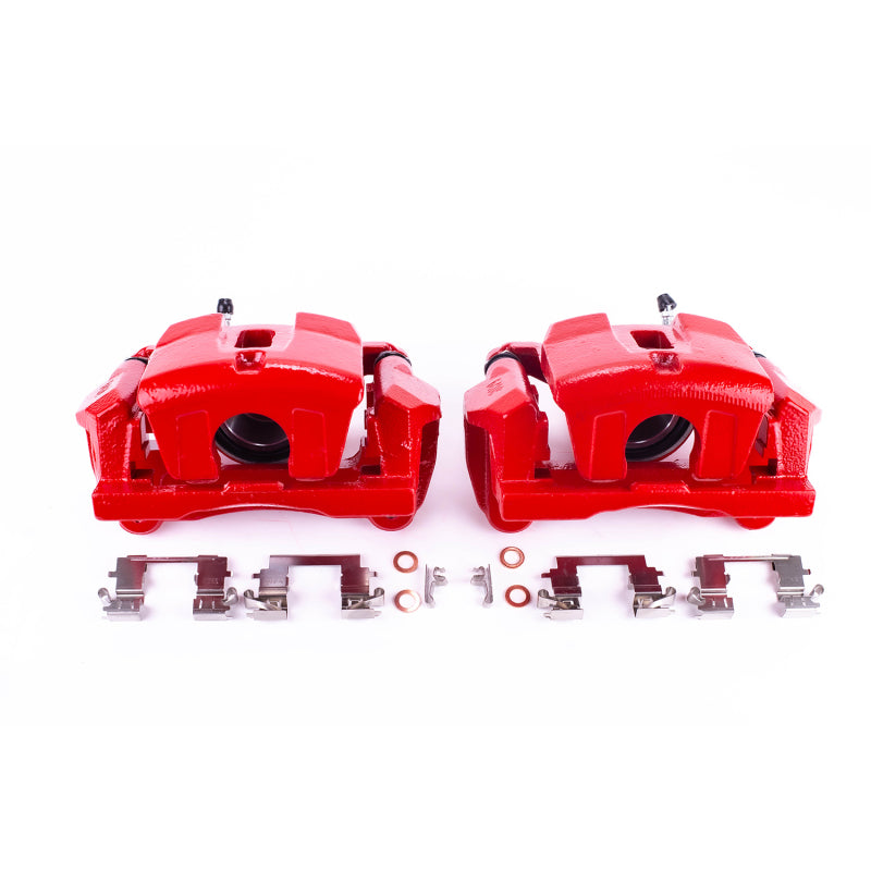Power Stop 04-06 Lexus RX330 Front Red Calipers w/Brackets - Pair Brake Calipers - Perf PowerStop