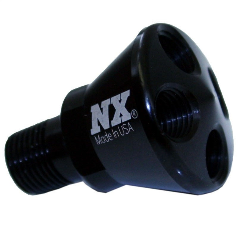 Nitrous Express 4 Port Micro Showerhead Distribution Block - Black Distribution Blocks Nitrous Express