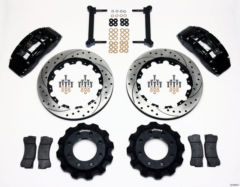 Wilwood TC6R Front Kit 16.00in Drilled 1999-2010 GM H2 Truck/SUV 2500 Big Brake Kits Wilwood