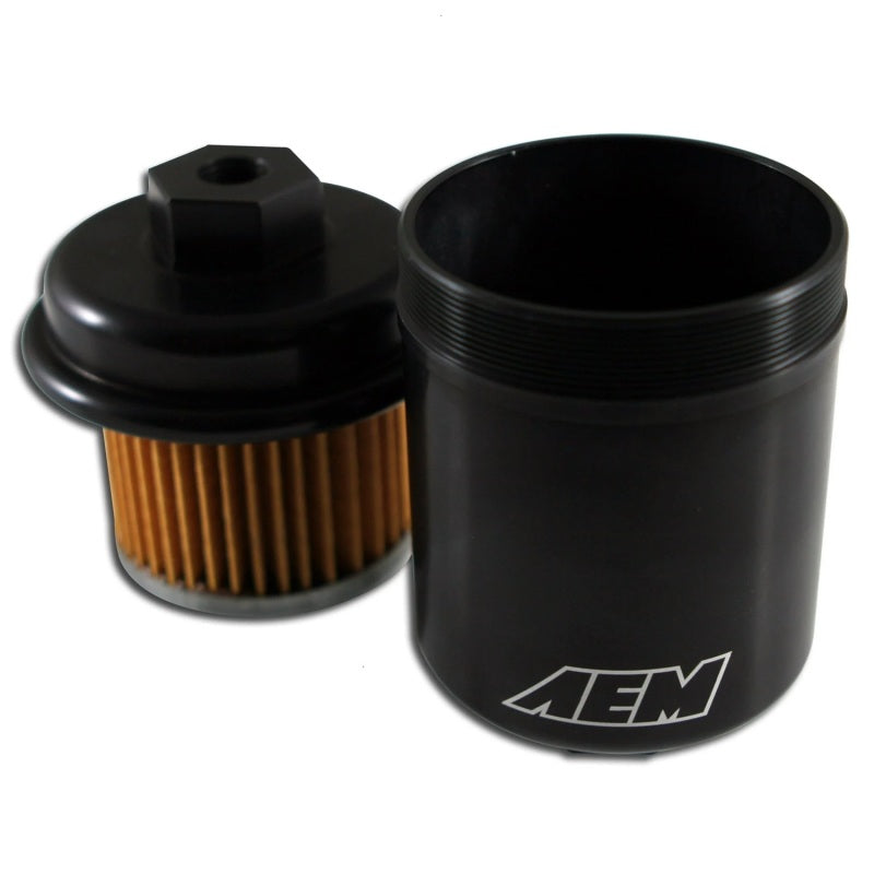 AEM Universal High Volume Fuel Filter Fuel Filters AEM