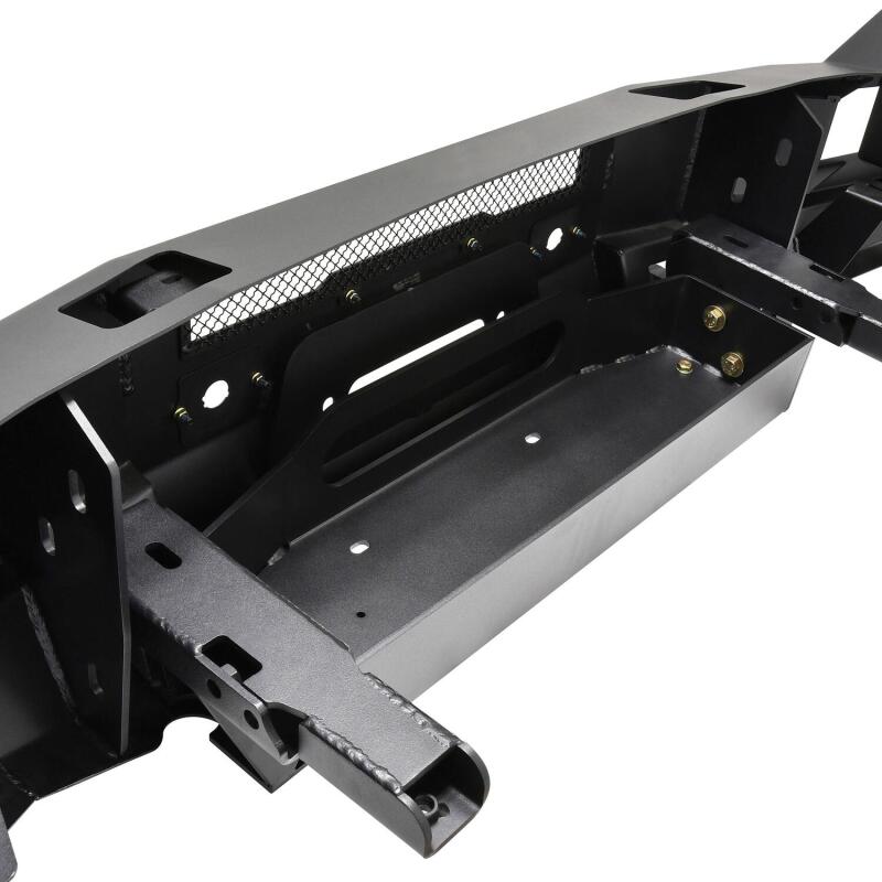 Westin 16-18 Chevrolet Silverado 1500 Pro-Series Front Bumper - Textured Black Bumpers - Steel Westin