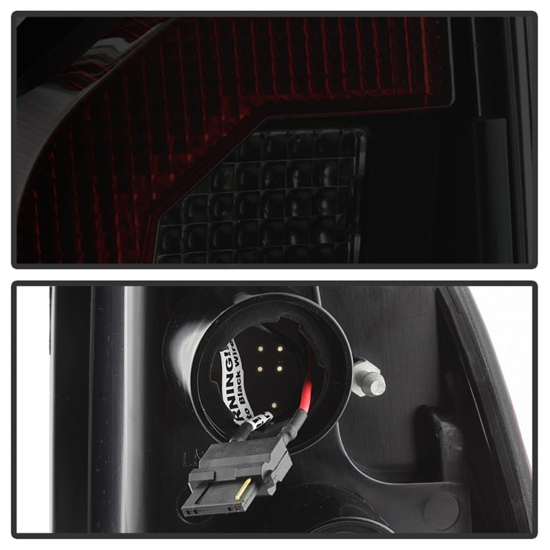 Spyder 05-15 Toyota Tacoma LED Tail Lights (Not Compatible w/OEM LEDS) - Smoke ALT-YD-TT05V2-LB-BSM Tail Lights SPYDER