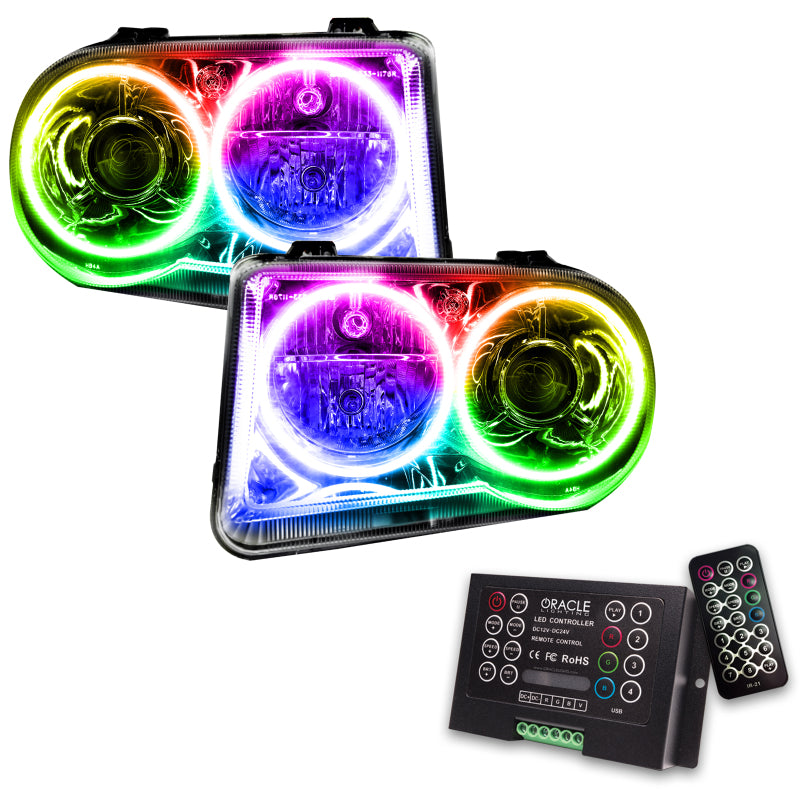 Oracle 05-10 Chrysler 300C V8 SMD HL - Non HID - ColorSHIFT w/ 2.0 Controller Headlights ORACLE Lighting