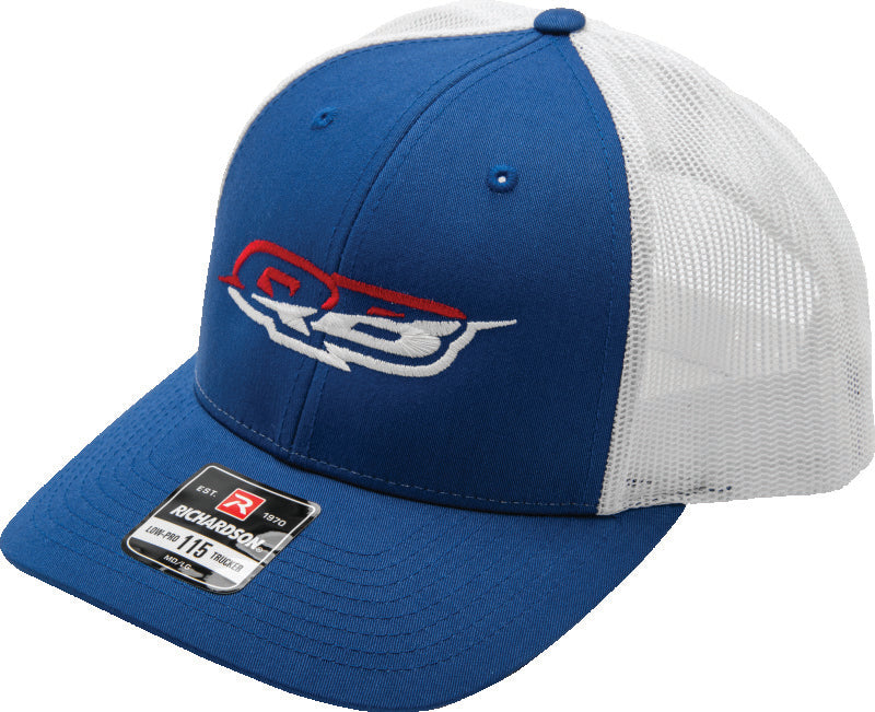Quadboss Red/White Merica Hat Headwear QuadBoss