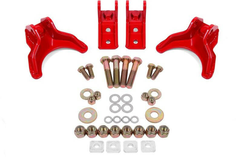 BMR 82-02 3rd Gen F-Body Coilover Conversion Kit Rear Non-Adj Shock Mount w/o CAB - Red Coilover Components BMR Suspension