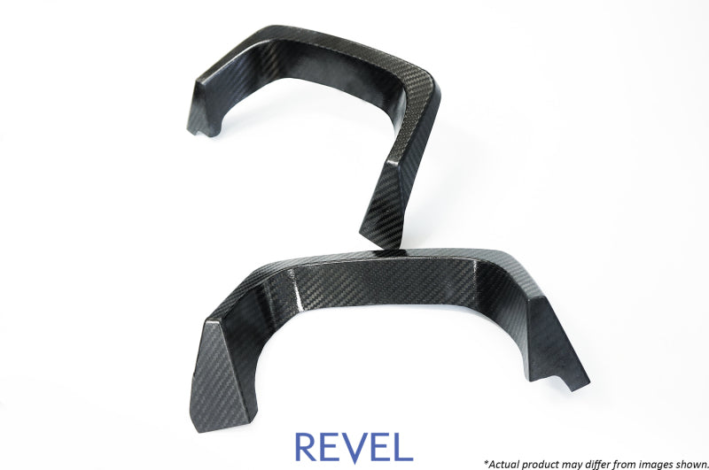 Revel GT Dry Carbon Muffler Garnish (Left & Right) 15-18 Subaru WRX/STI - 2 Pieces Carbon Accessories Revel