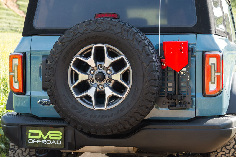 DV8 Offroad 2021-2025 Ford Bronco Tailgate Reinforcement Molle Panel Exterior Trim DV8 Offroad