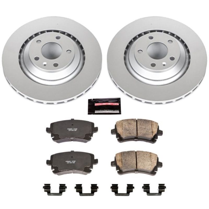 Power Stop 05-11 Audi A6 Quattro Rear Z23 Evolution Sport Coated Brake Kit Brake Kits - Performance D&S PowerStop