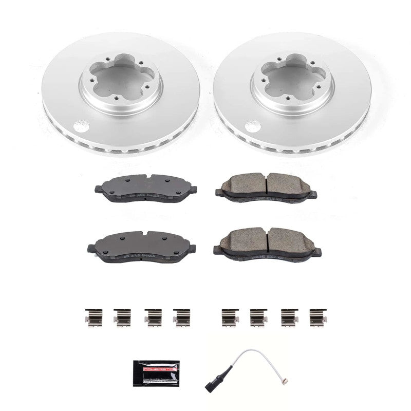 Power Stop 20-21 Ford Transit-150 Front Z17 Coated Brake Kit Brake Kits - Performance Blank PowerStop