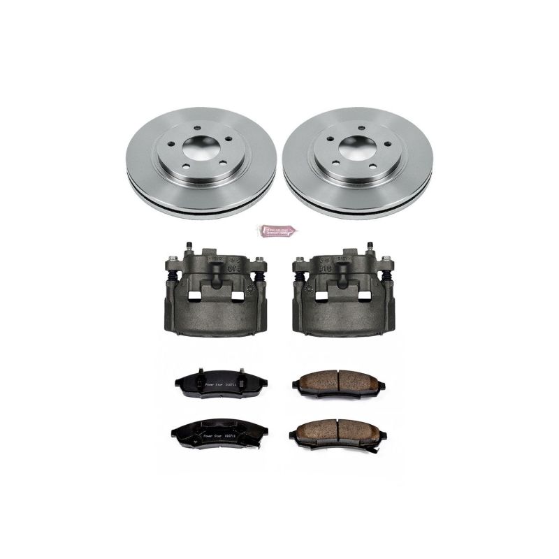 Power Stop 95-96 Buick Regal Front Autospecialty Brake Kit w/Calipers Brake Kits - OE PowerStop