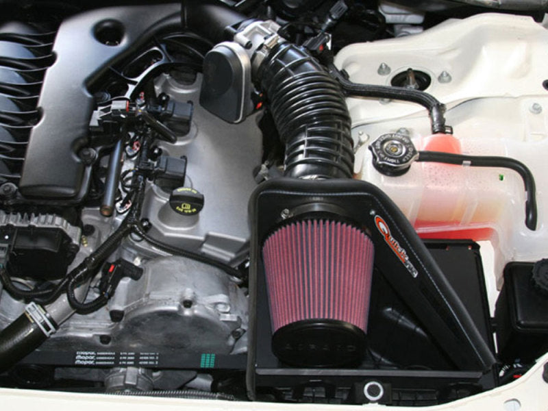 Airaid 05-08 Dodge Magnum / 06-10 Charger 2.7/3.5L CAD Intake System w/o Tube (Oiled / Red Media) Cold Air Intakes Airaid