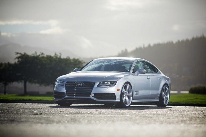 AWE Tuning Audi C7 A7 3.0T Touring Edition Exhaust - Dual Outlet Chrome Silver Tips Catback AWE Tuning